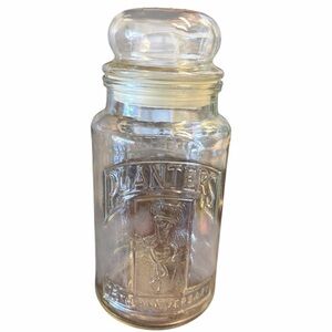1981 Planters Glass Jar with Lid